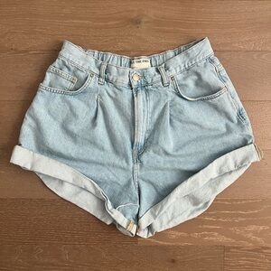 We The Free Light Blue Jean Shorts